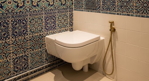 Corner Wall-Mounted Indian Style Toilet
