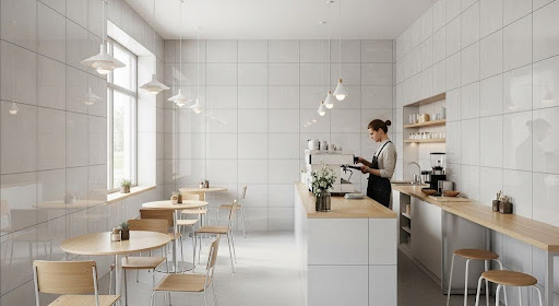 Glossy Tiles to Reflect Light