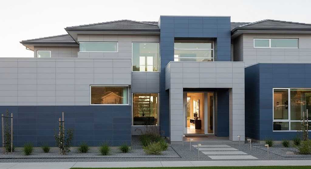 Grey and Blue