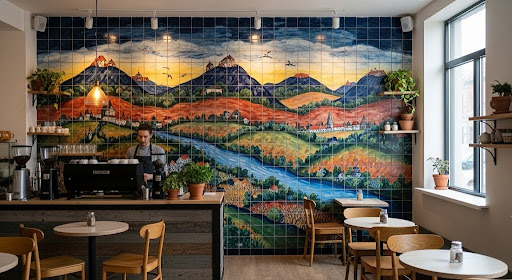Hand-Painted Tile