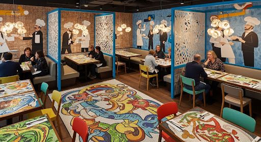 Interactive Dining Spaces with Playful Designs
