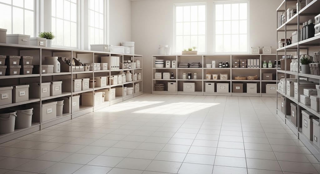 Light-Coloured Floor Tiles