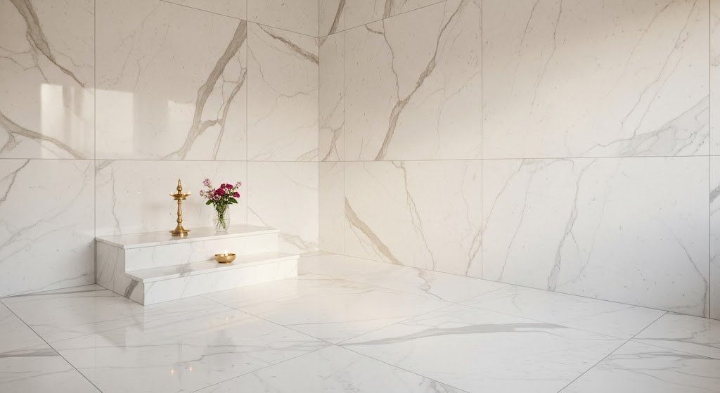 Marble Tiles for Pooja Rooms