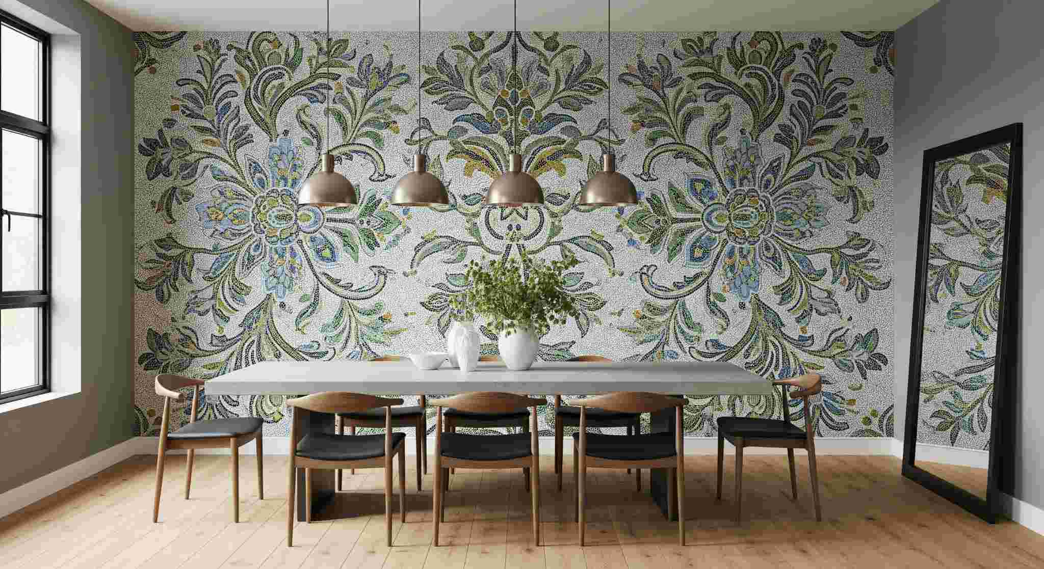 Mosaic Tiles Dining Room