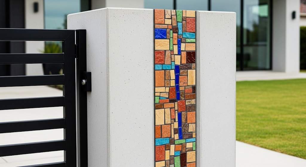 Mosaic accent panels