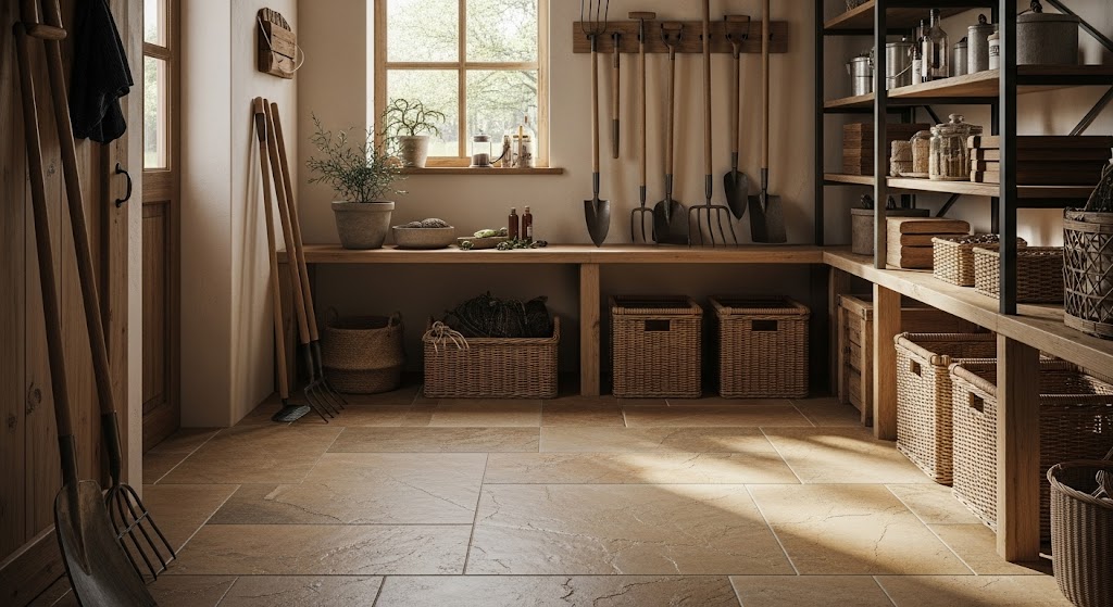 Natural Stone-Look Tiles for a Rustic Feel