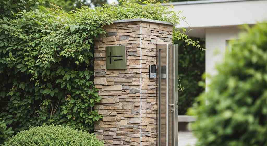 Natural stone effect