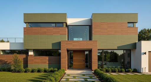 Olive Green and Brown