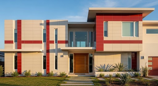 Red and Cream