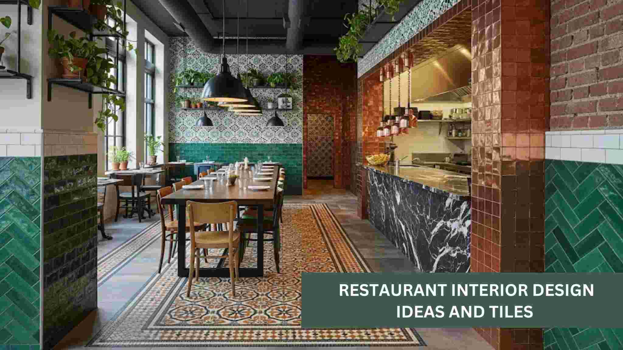 Restaurant Interior Design Ideas and Tiles for 2025