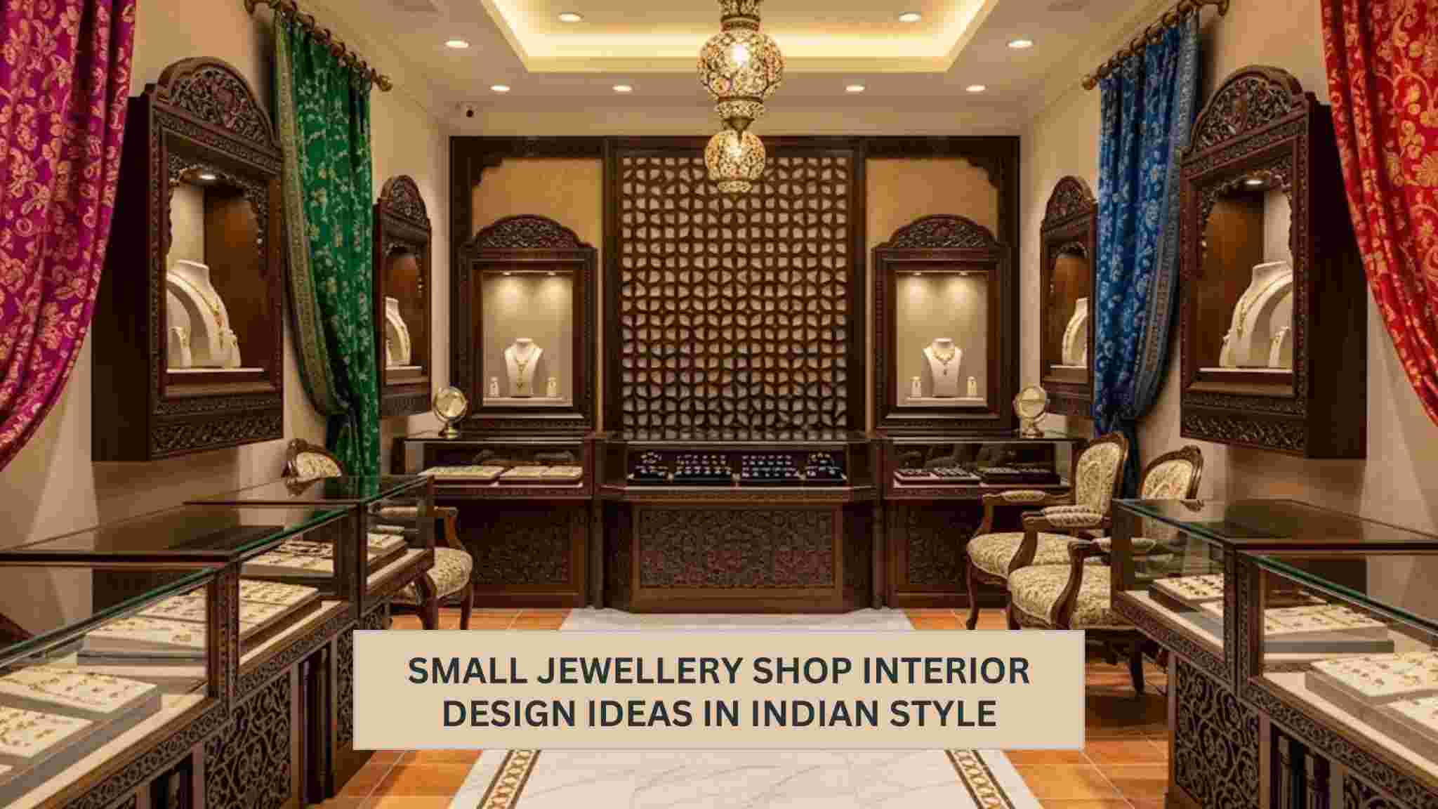 Small Jewellery Shop Interior Design Ideas in Indian Style