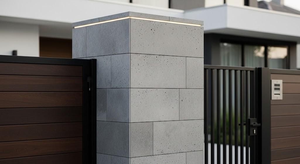 Textured concrete style