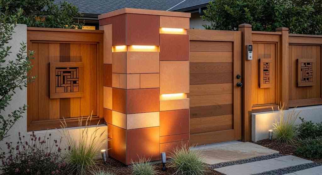 Warm terracotta shades