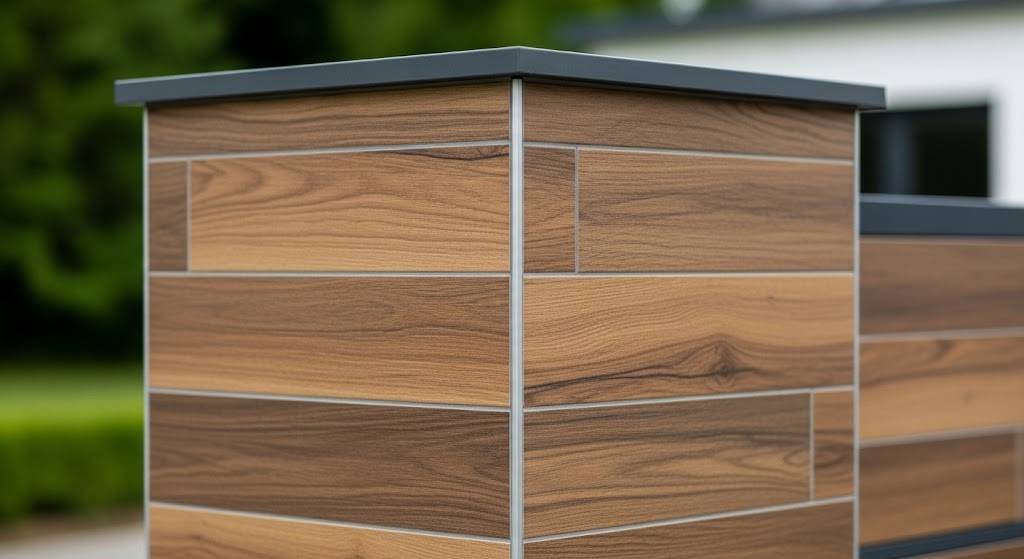 Wood look tiles