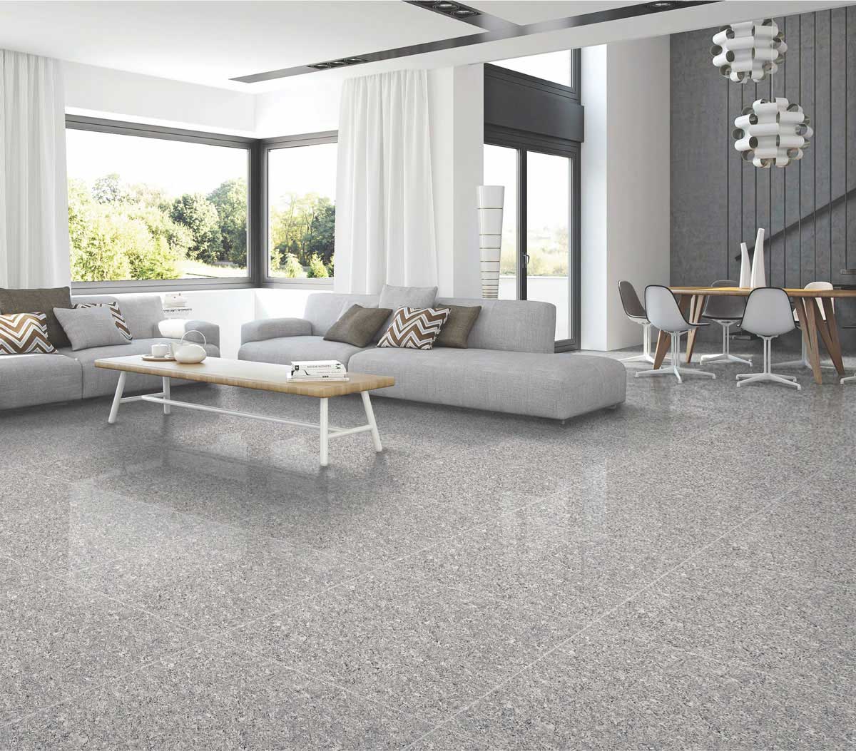 Double Charge Vitrified Tiles