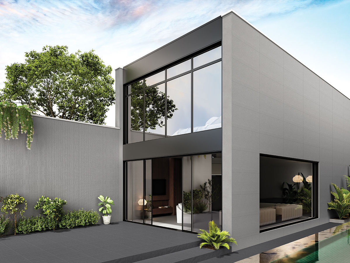Contemporary Minimalist with the River Grey