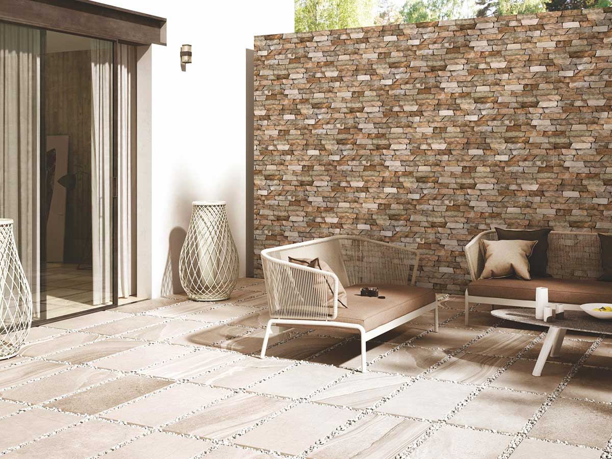 Porcelain Balcony Tiles Design