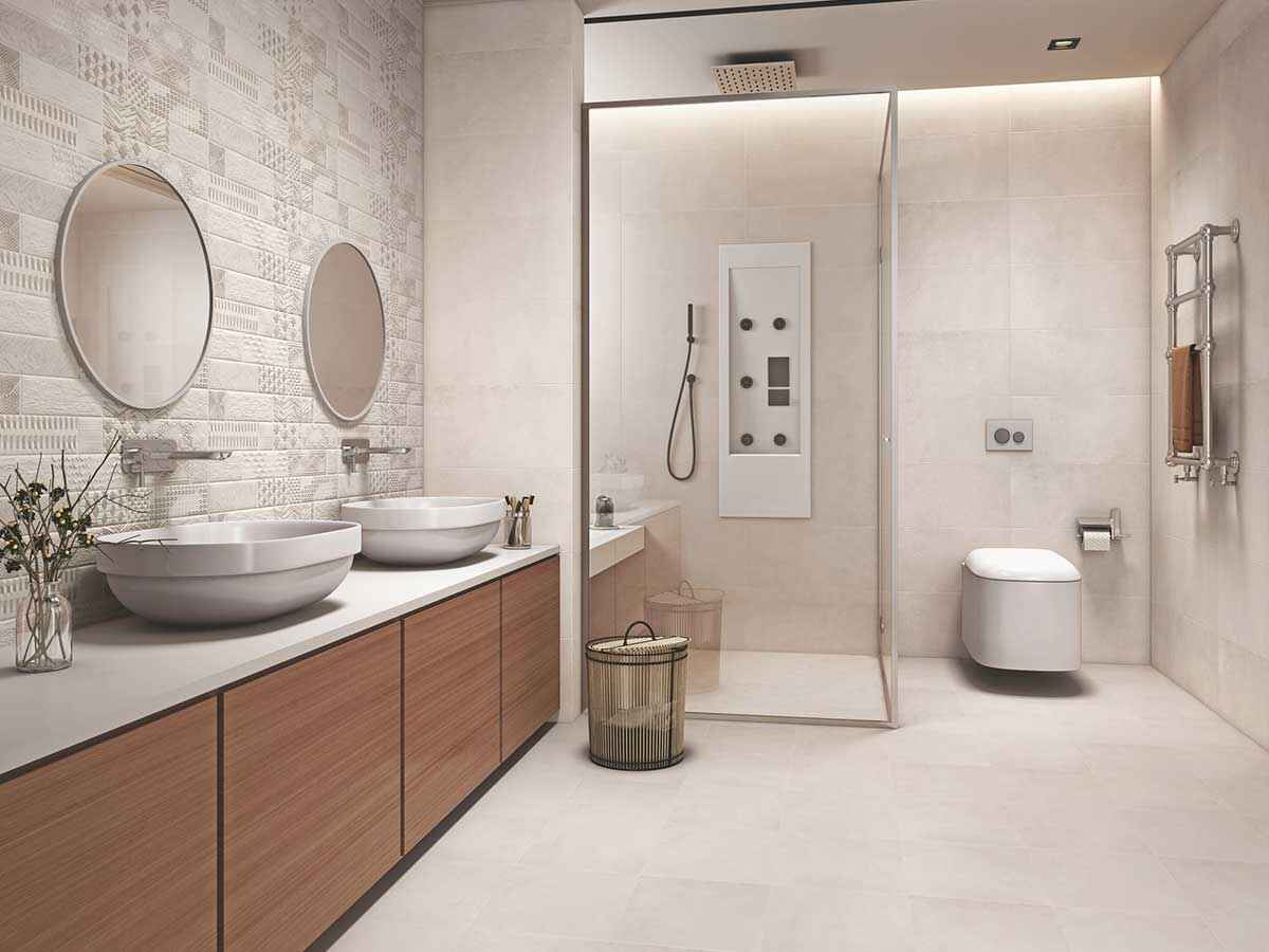 Contemporary Bathroom Tiles Designs